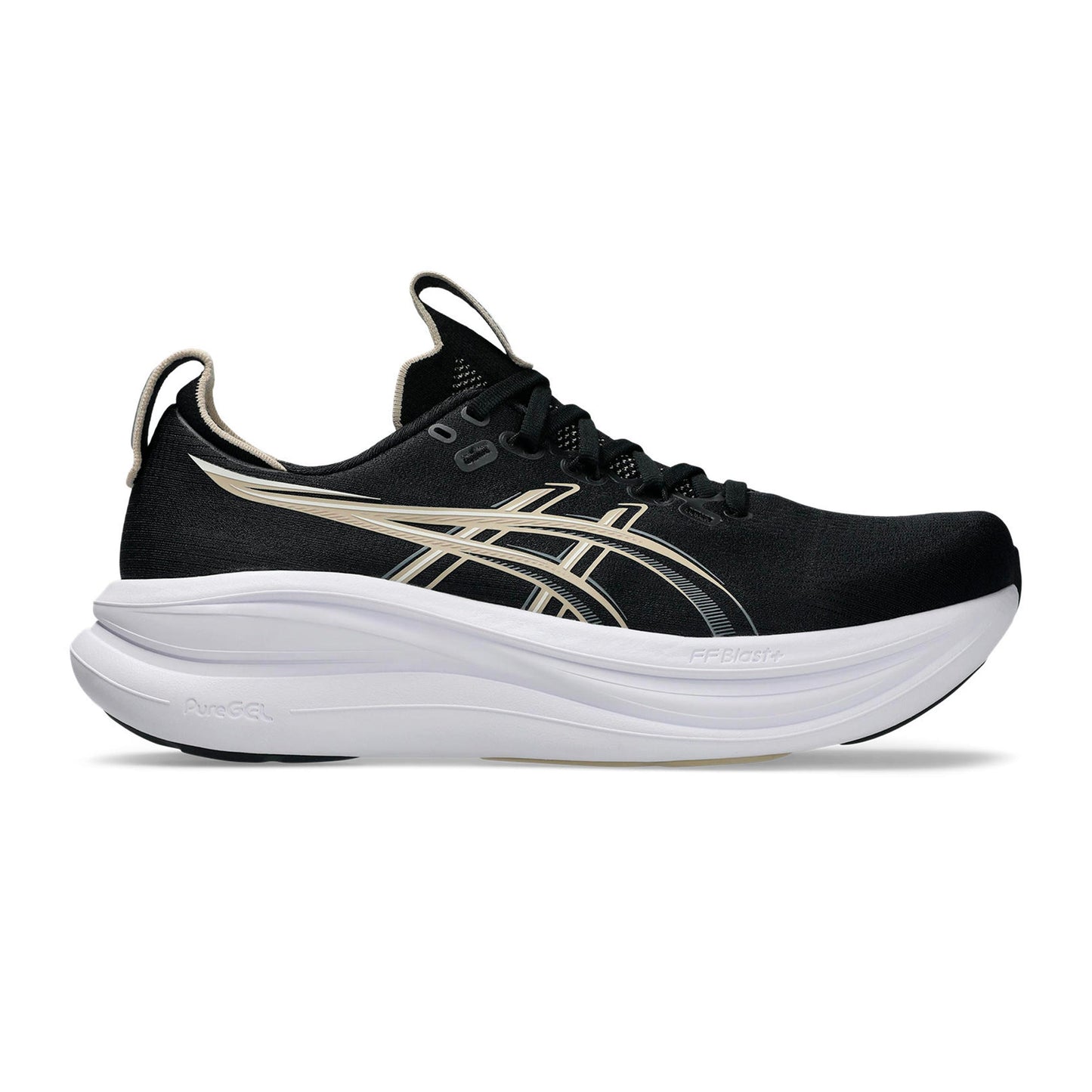 ASICS GEL-NIMBUS 28 Scarpe neutrali Uomini - nero, crema