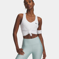 Tech Mesh Racer Canottiera Donna-bianco, nero