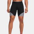 Elite Long Shorts Hommes - noir, argent