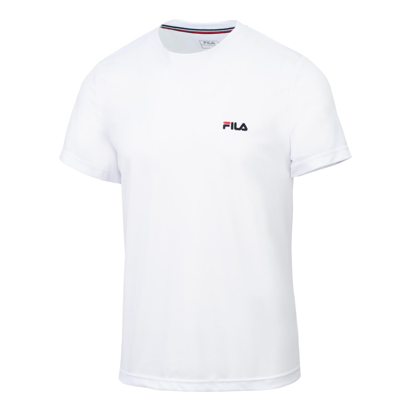 Fila Logo small 2 Maglietta Uomini-bianco