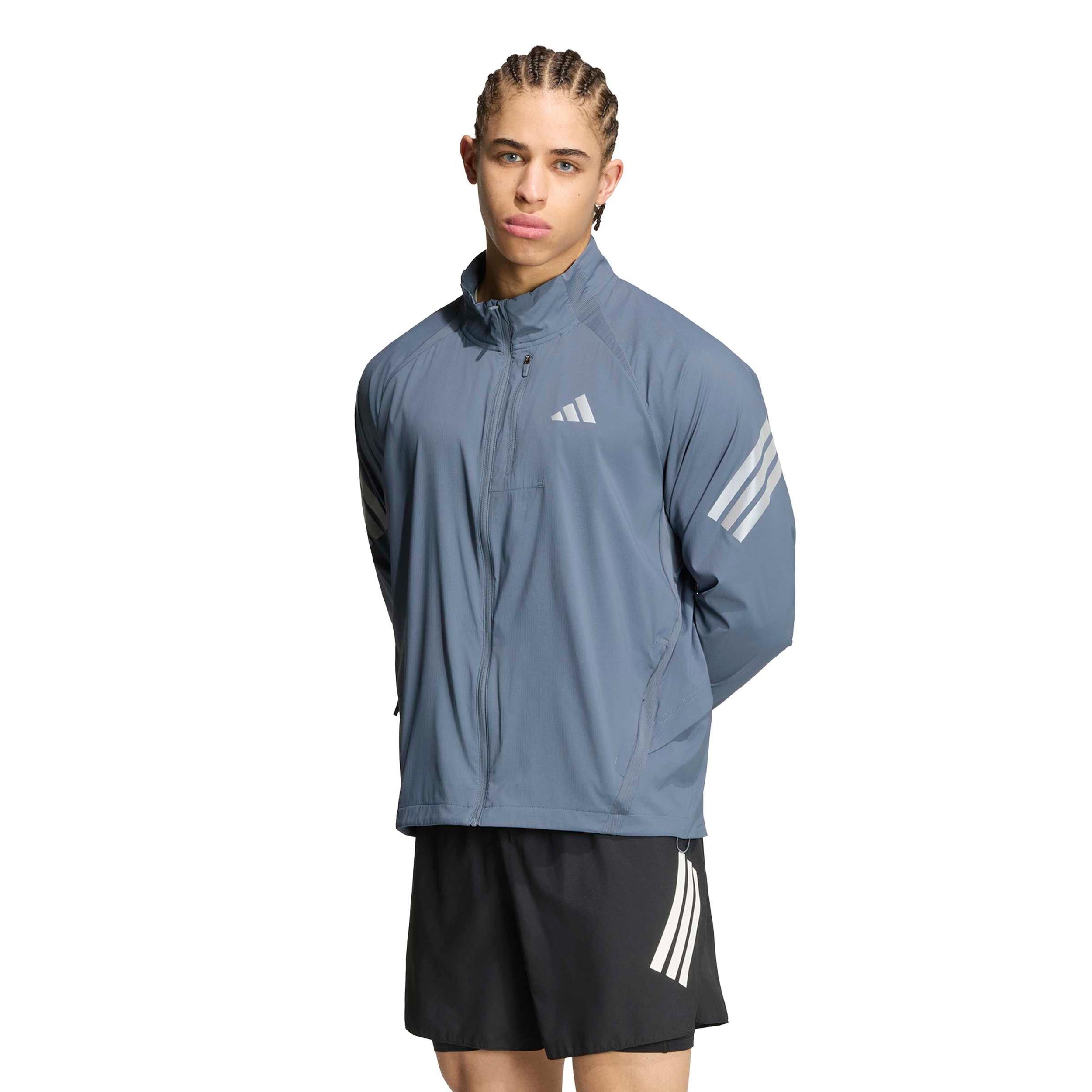adidas adi365  Giacca da corsa Uomini - grigio-blu