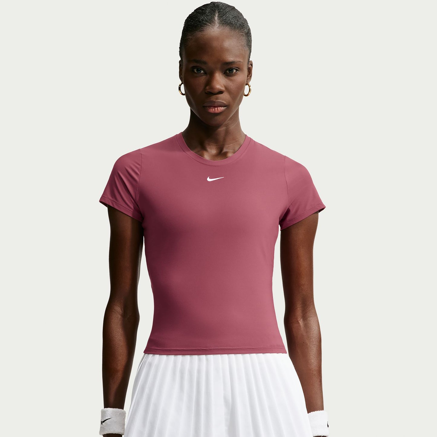 Nike Dri-Fit Victory  T-shirt Femmes - mauve