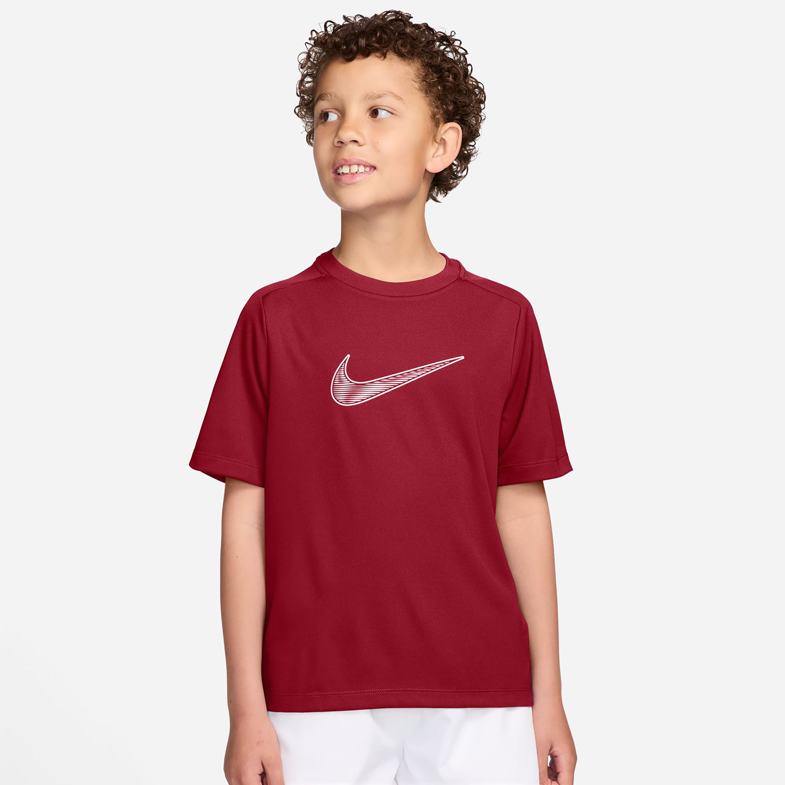 Nike Dri-Fit Multi  T-shirt Enfants - rouge