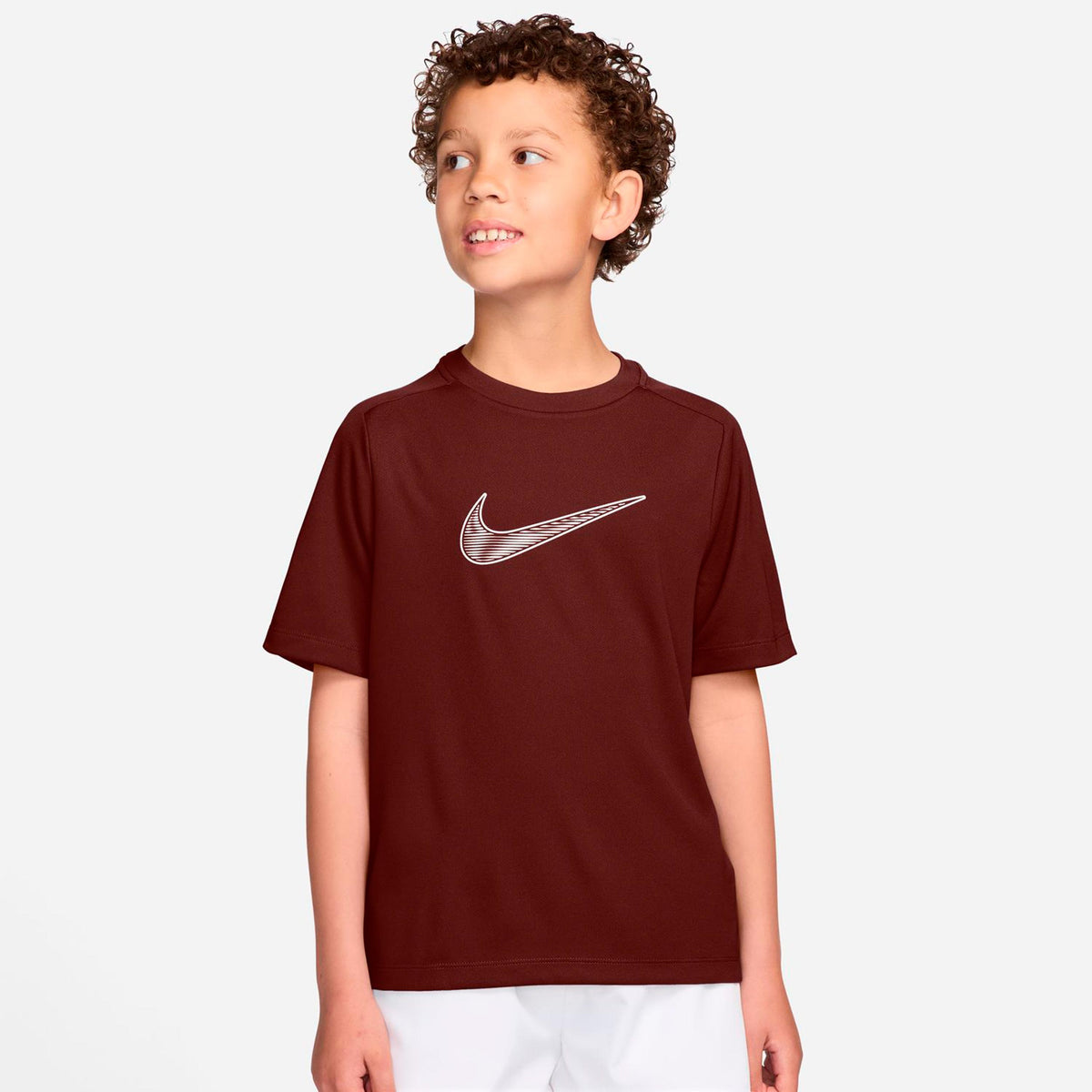 Nike Dri-Fit Multi  T-shirt Garçons - marron