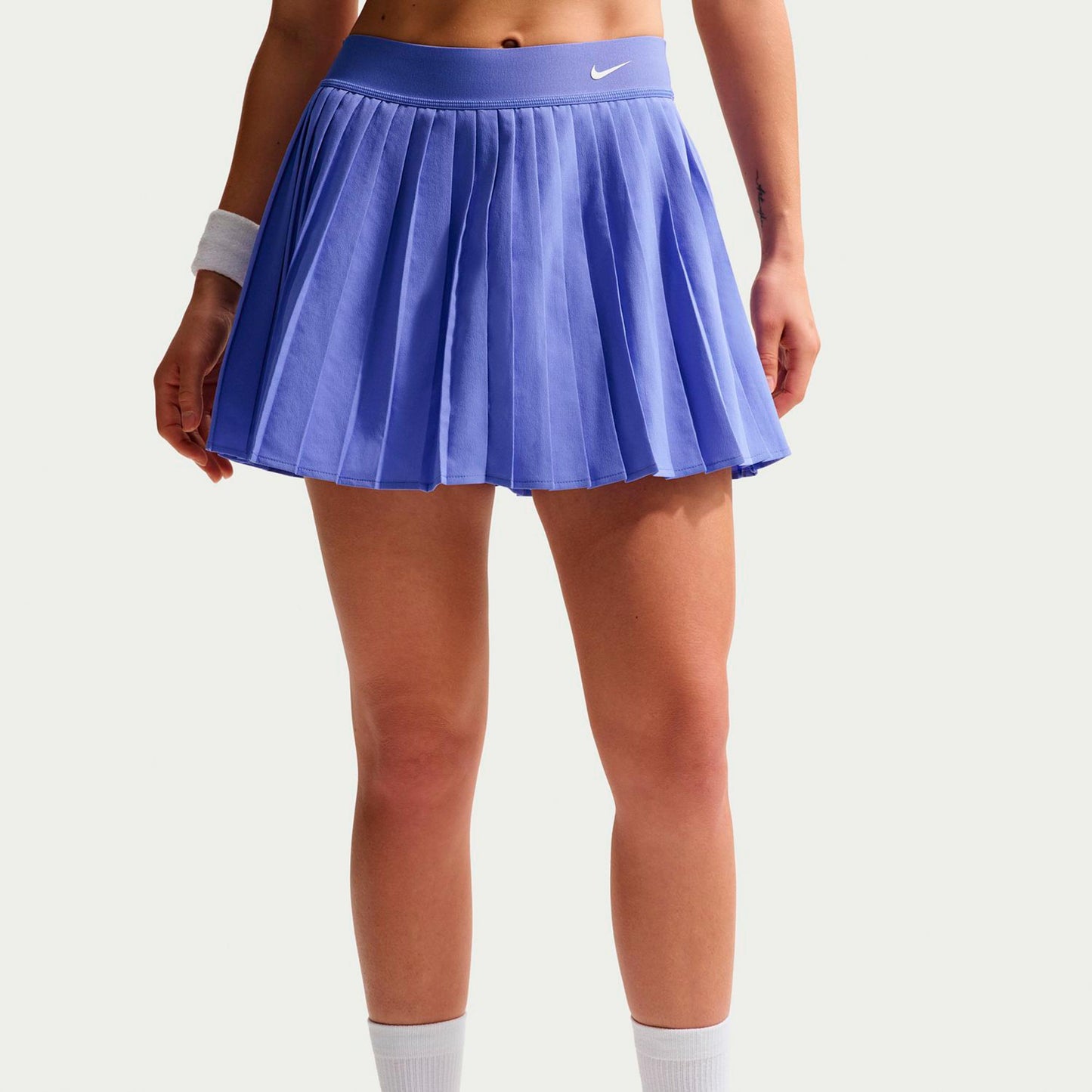 Nike Dri-Fit Victory High Rise Pleated Jupe Femmes-bleu