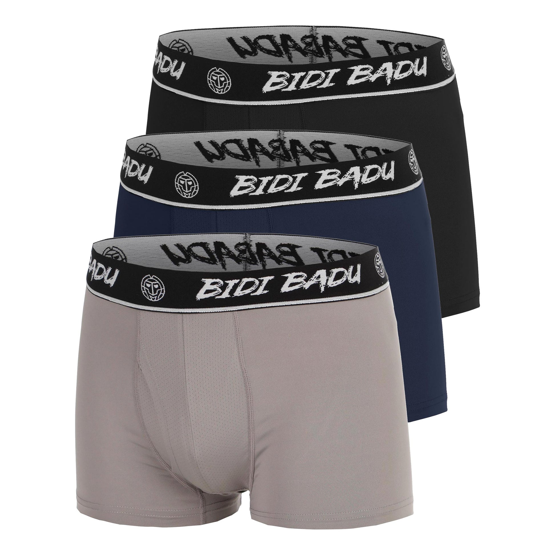 BIDI BADU Caleçon - Pack de 3 Hommes-bleu foncé, noir