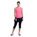 Crew 2.0 V-Neck Maglietta Donna-rosa