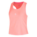 Out of Control Racerback Canottiera Donna - rosa, bianco