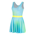 Out of Control Abito Donna-blu chiaro, giallo neon