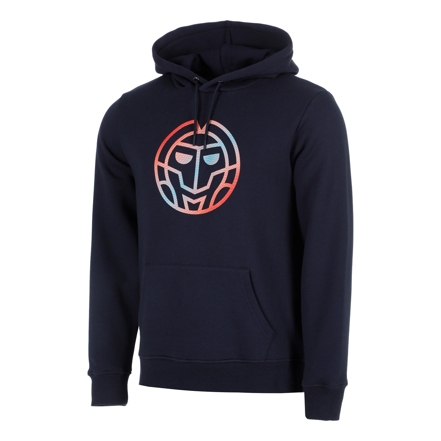 BIDI BADU Out of Control Logo Felpa con cappuccio Uomini-blu scuro