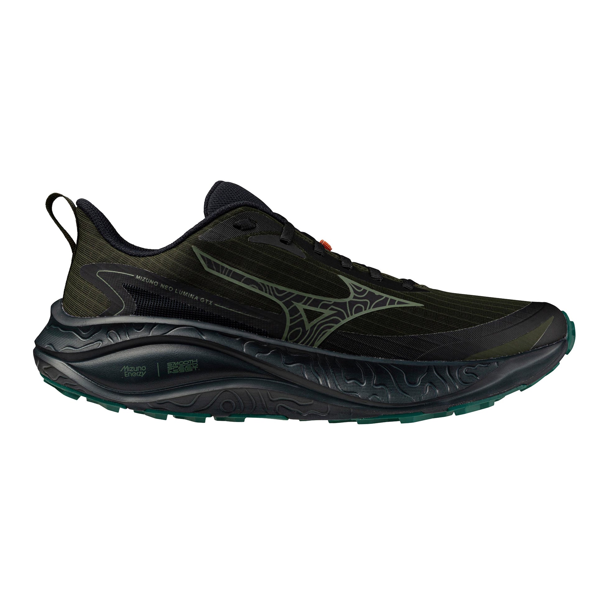 Mizuno Neo Lumina GTX  Trailschuh Herren - dunkelgrün, schwarz