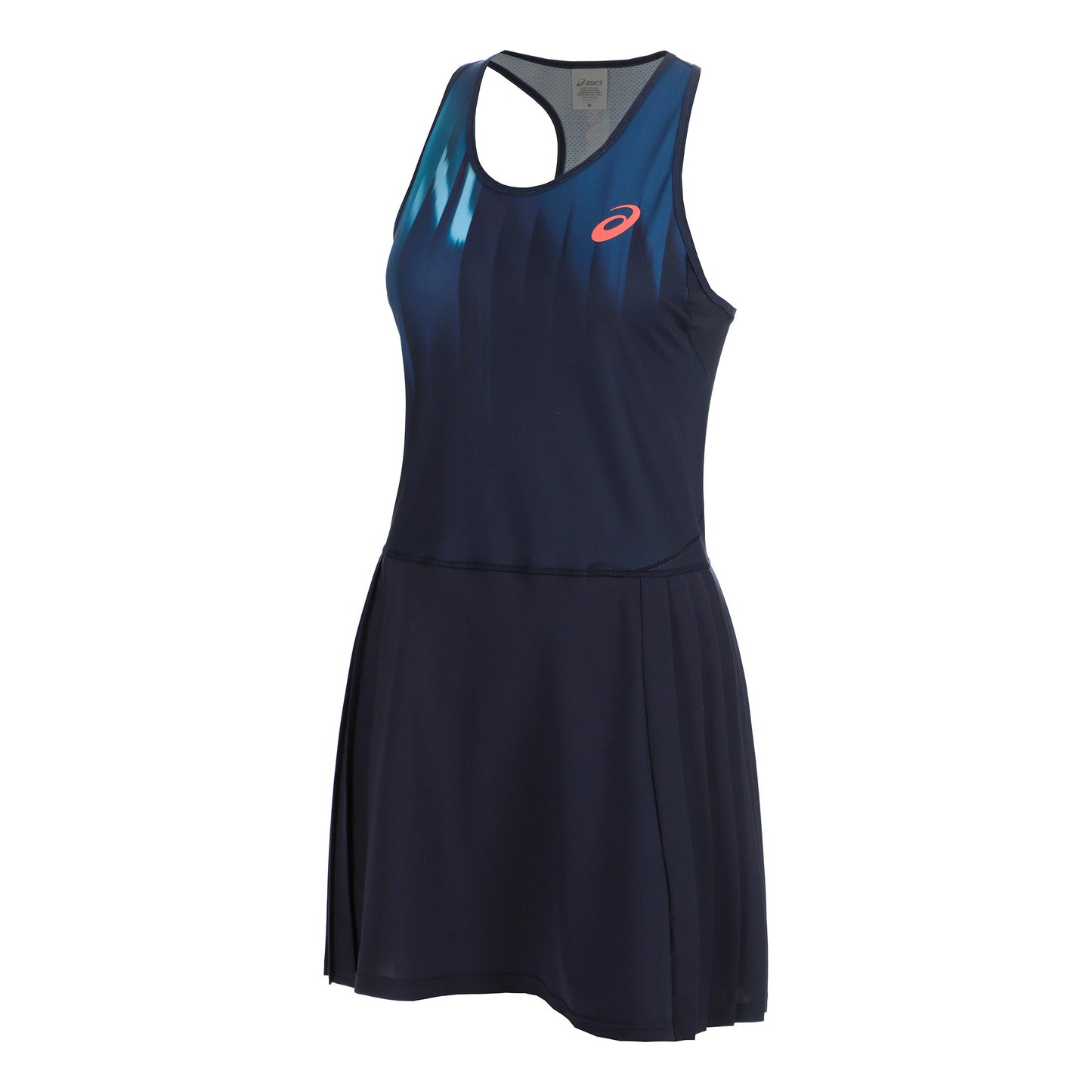 ASICS AOP Robe Femmes - bleu foncé, blanc