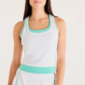 Tournament Novelty Tank-Top Damen-weiß, grün