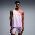 Lightspeed Ultraweave Graphic  Camicia da corsa Uomini - grigio chiaro, arancione