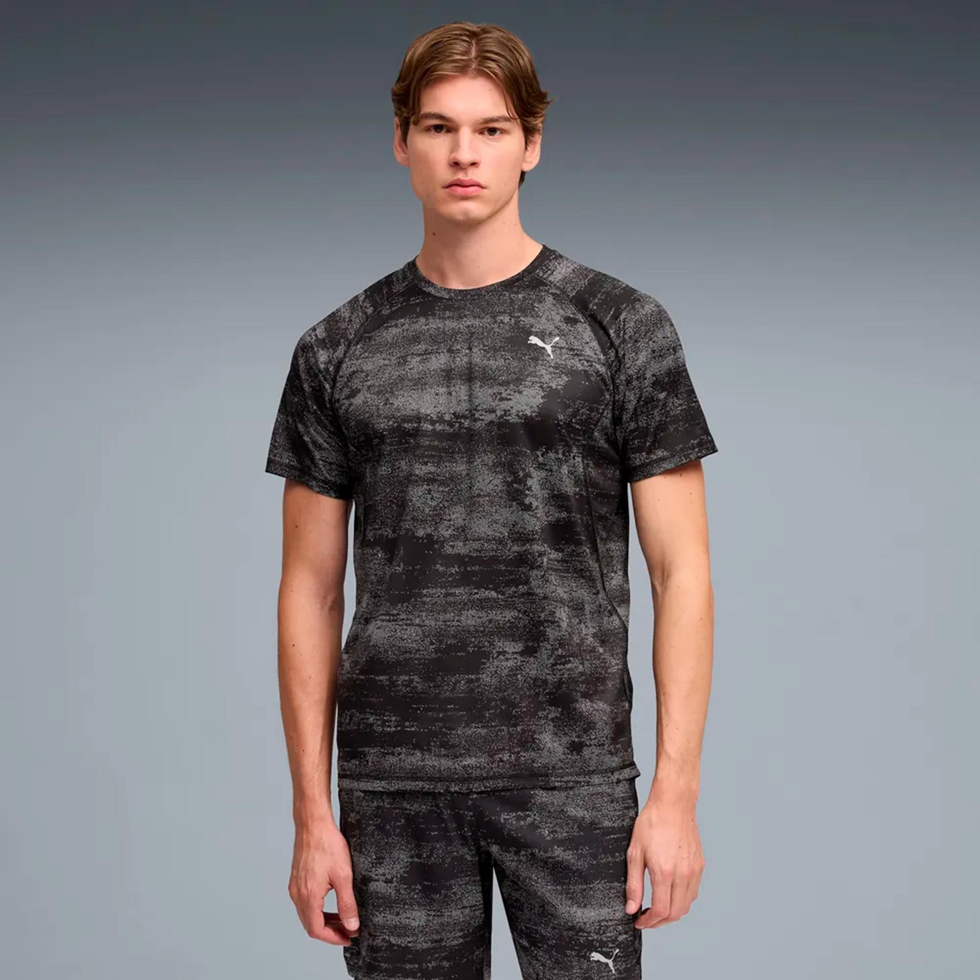 Puma Velocity AOP  Camicia da corsa Uomini - nero