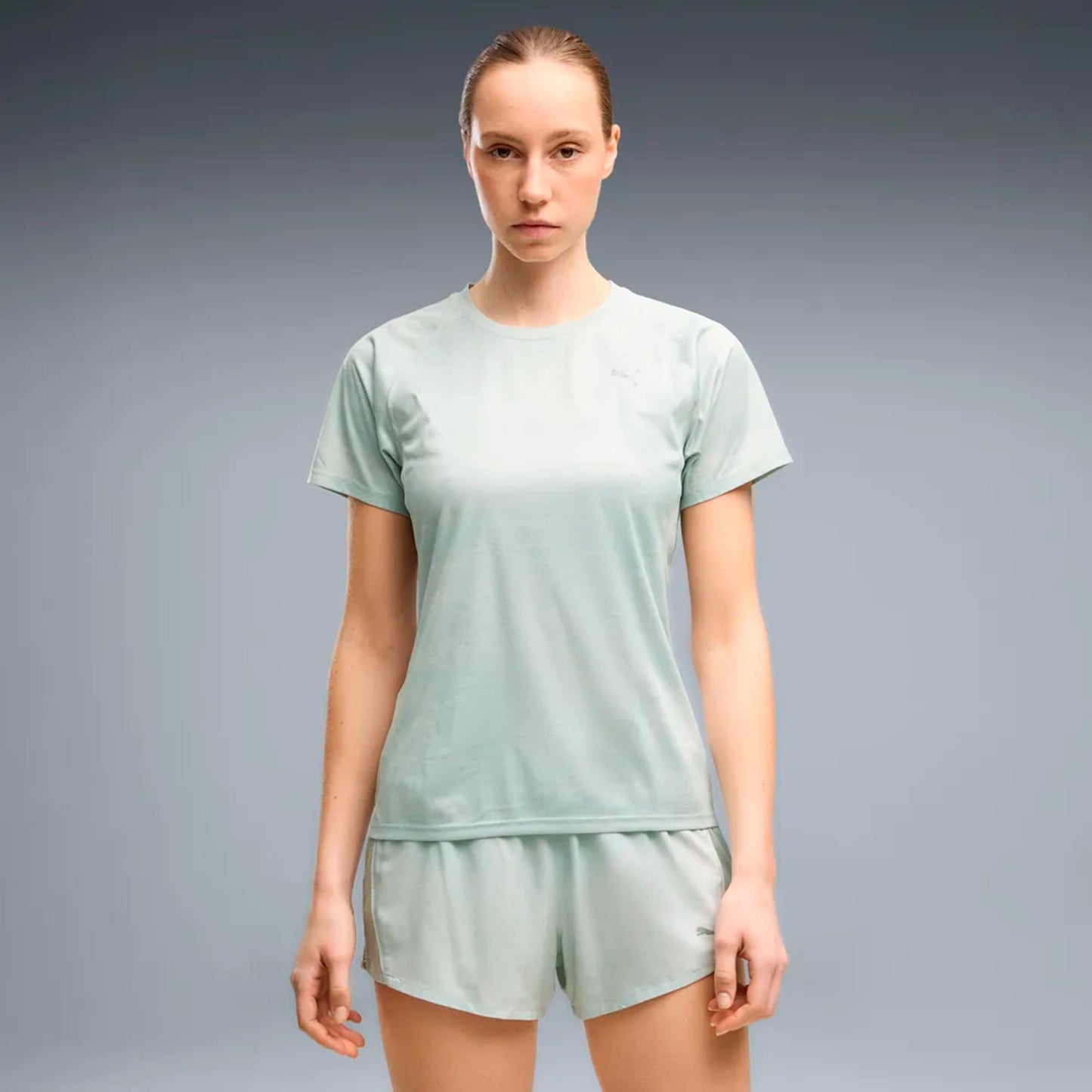 Puma Velocity AOP  Camicia da corsa Donna - verde chiaro