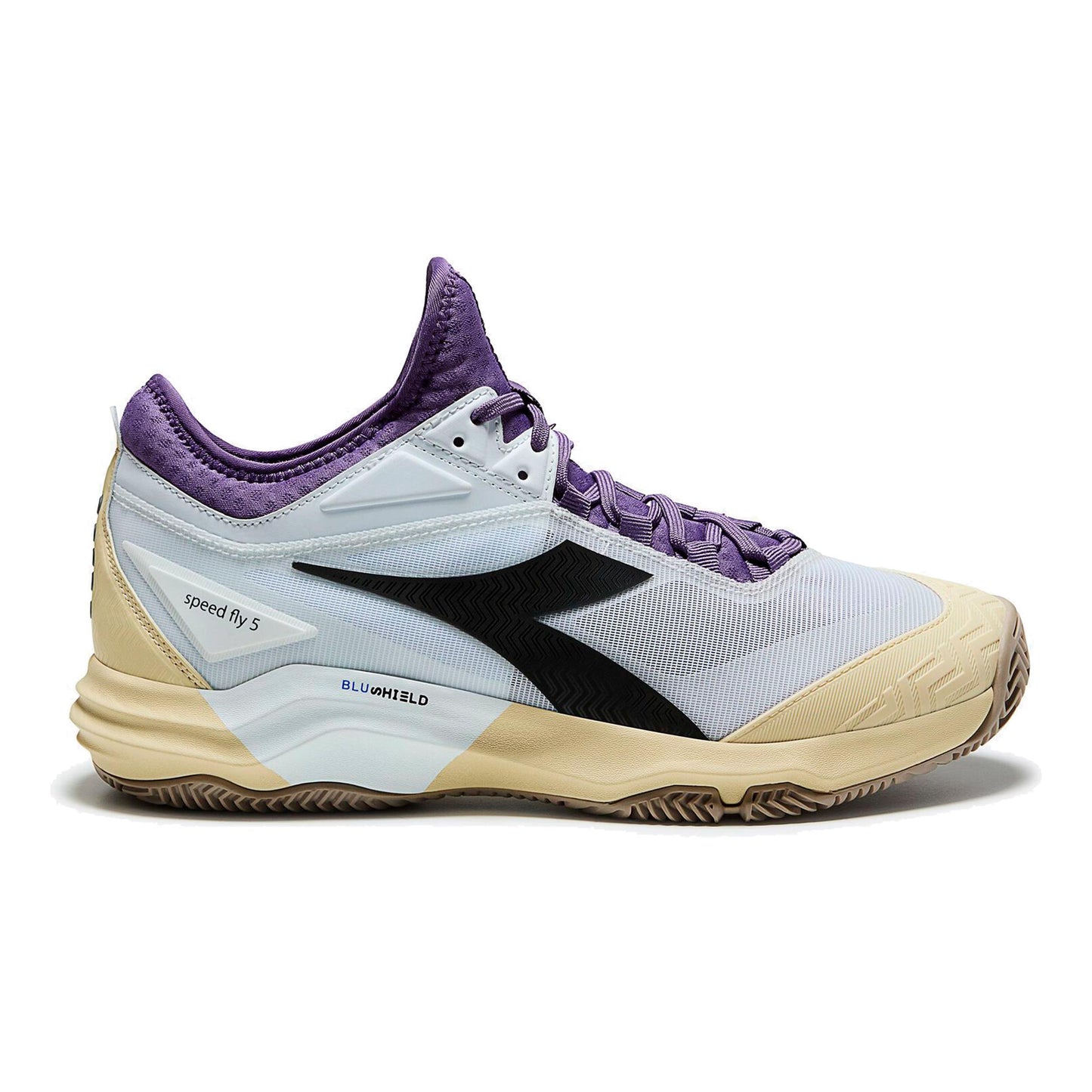Diadora Speed Blushield Fly 5 Scarpa per terra rossa Uomini - senape, nero