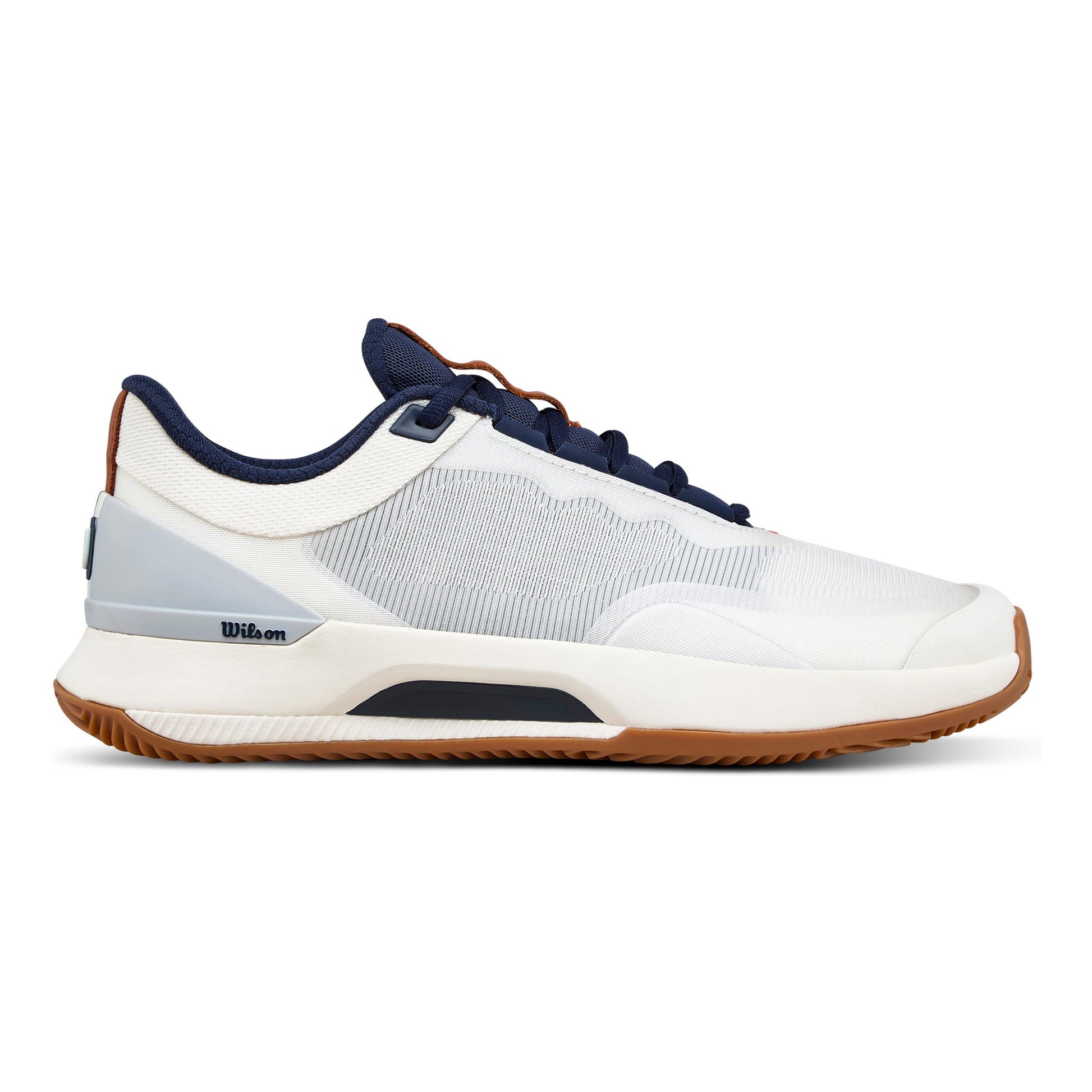 Wilson Intrigue Tour Chaussure terre battue Femmes-crème, bleu foncé