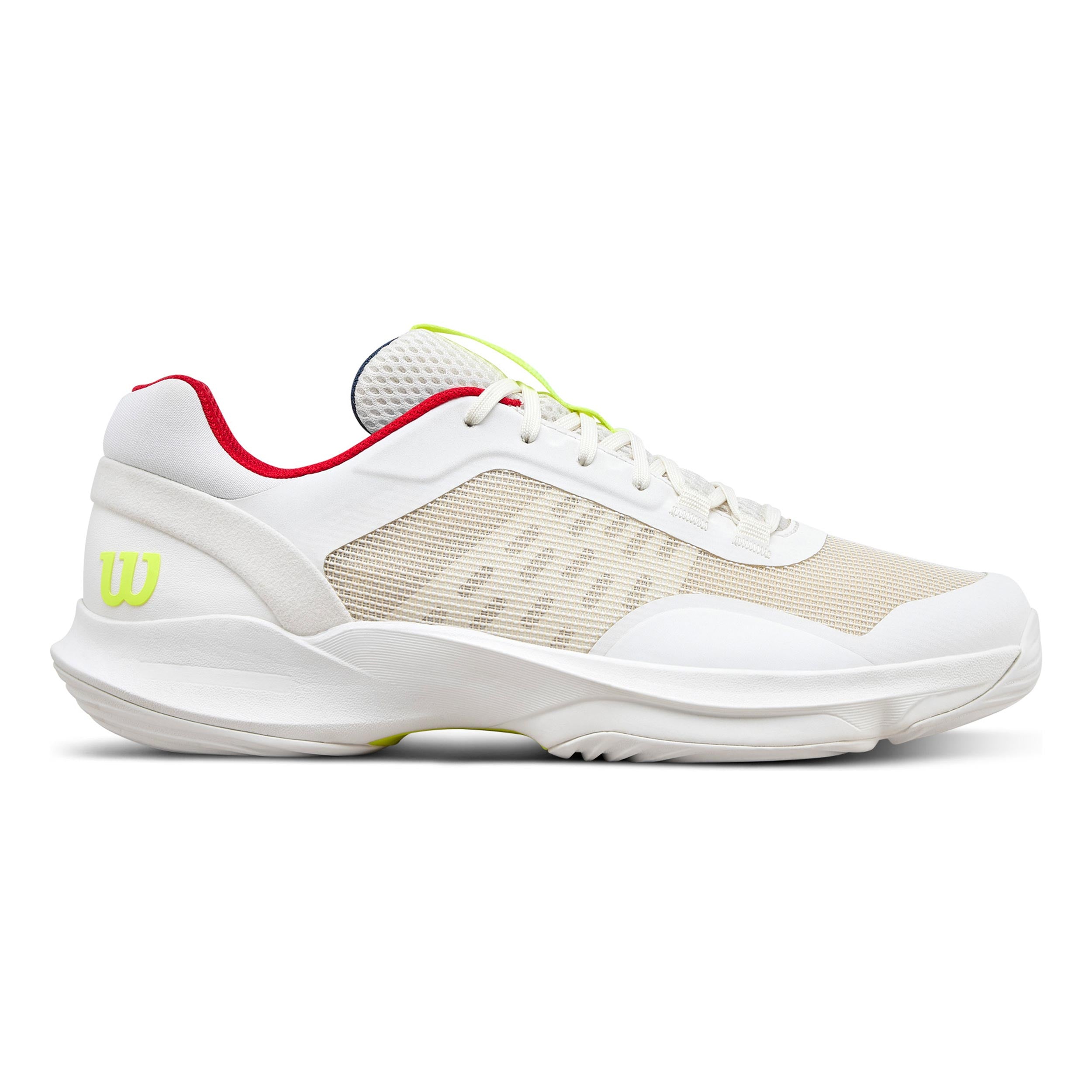 Wilson Hurakn Pro V2 Scarpa da padel Uomini - bianco, giallo neon
