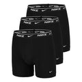 Essential Cotton Stretch Boxer Brief Caleçon - Pack de 3 Hommes-noir, noir