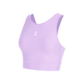 Court Crop Canottiera Donna - lilla