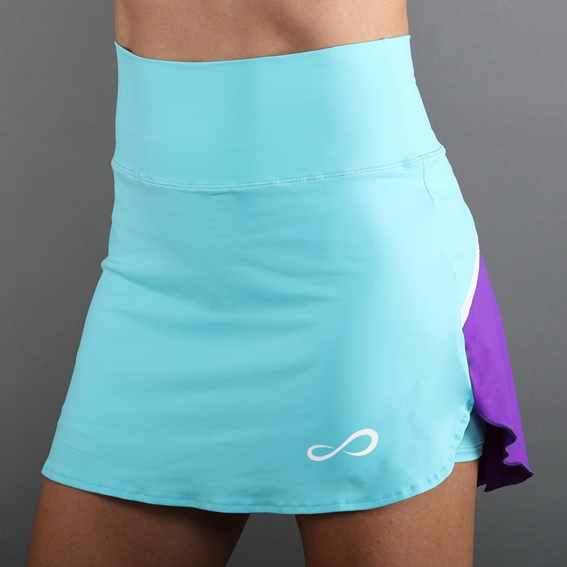 Endless Bloom Jupe Femmes-turquoise, violet