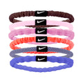 Flex Hair Tie Fascia per capelli Confezione da 6 Unisex - rosa, bianco