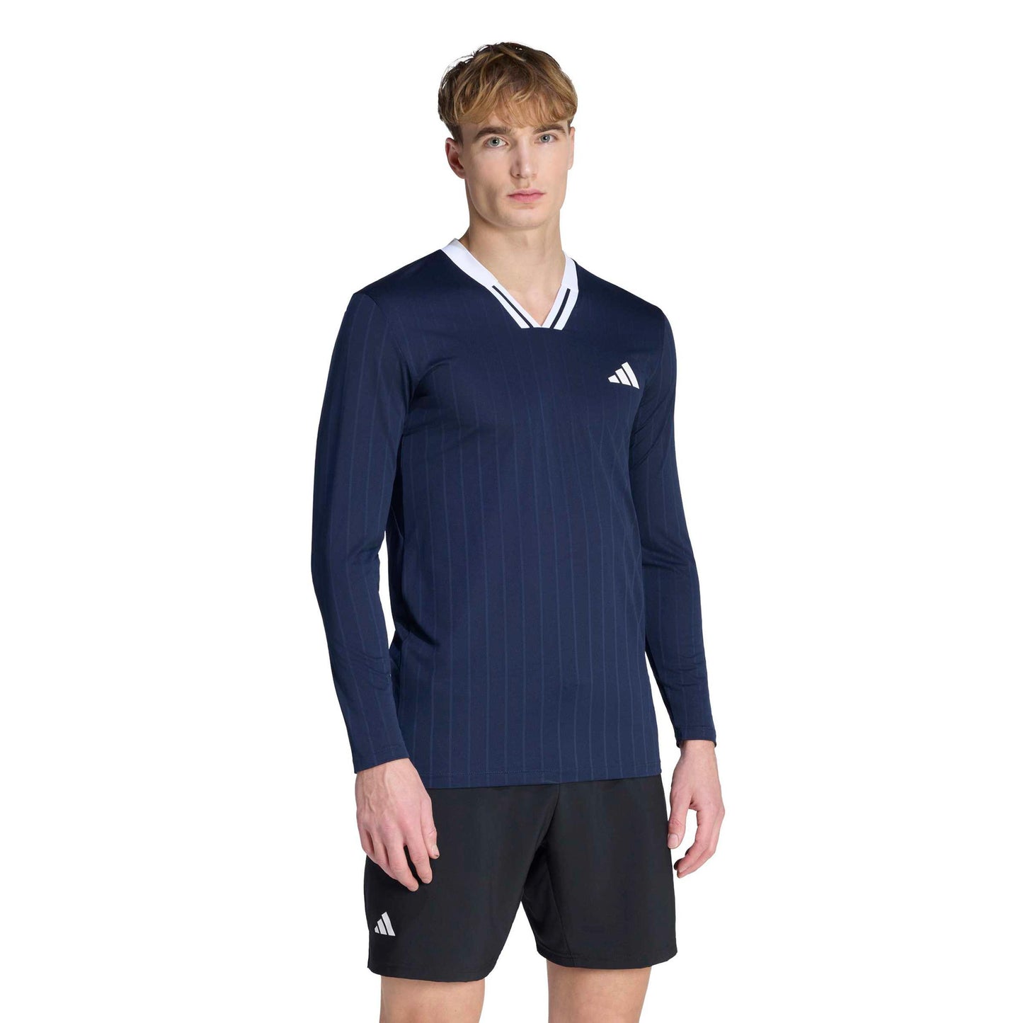 adidas Wow Top Manica lunga Uomini - blu scuro