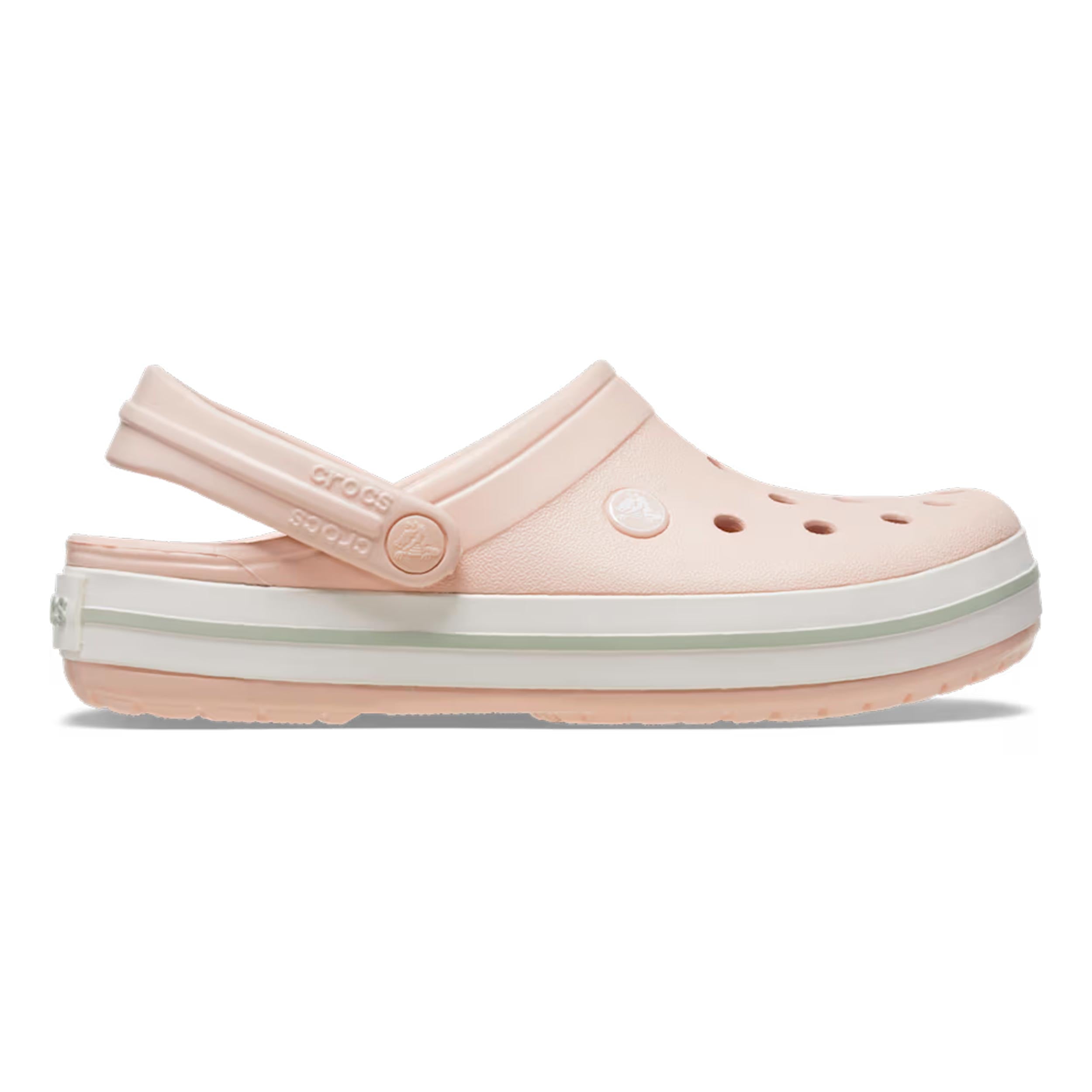 Crocs Crocband Clog Ciabatte Donna - rosa, bianco