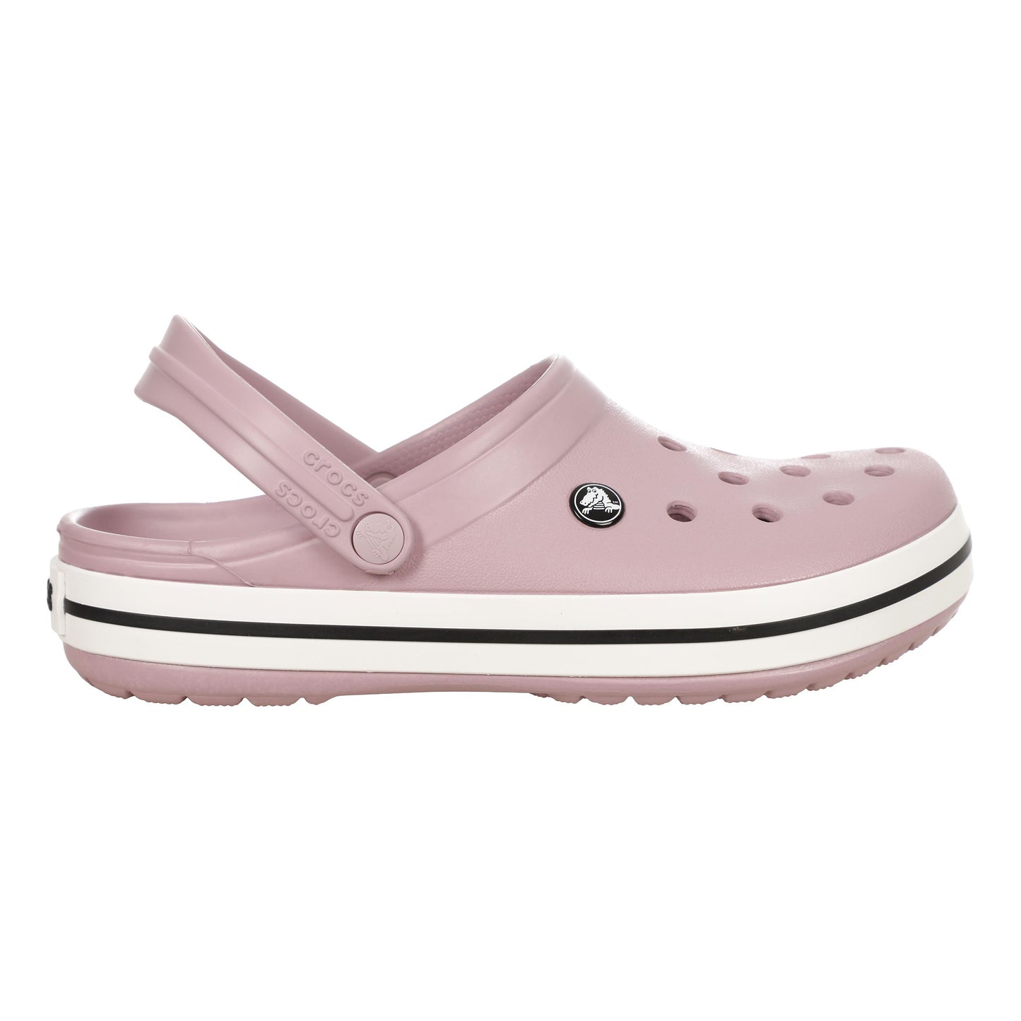 Crocs Crocband Clog Badelatschen Unisex - flieder, weiß