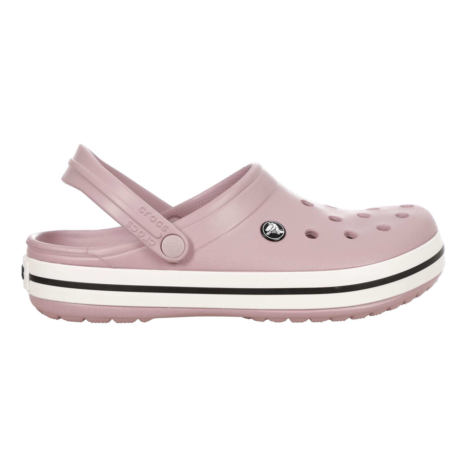 Crocs Crocband Clog Badelatschen Unisex - flieder, weiß