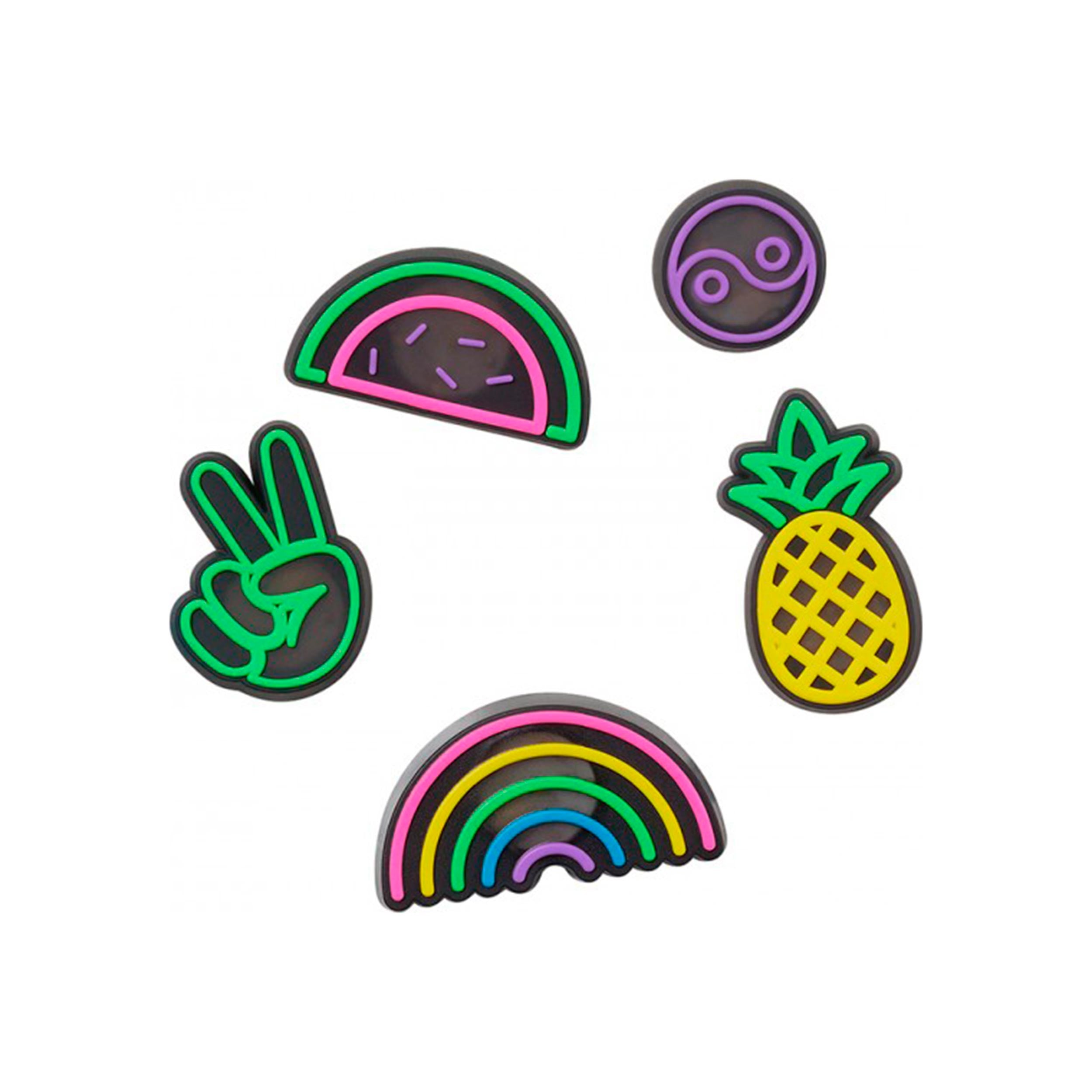 Crocs Lights Up Fun Sonstiges Confezione da 5 Unisex - multicolore