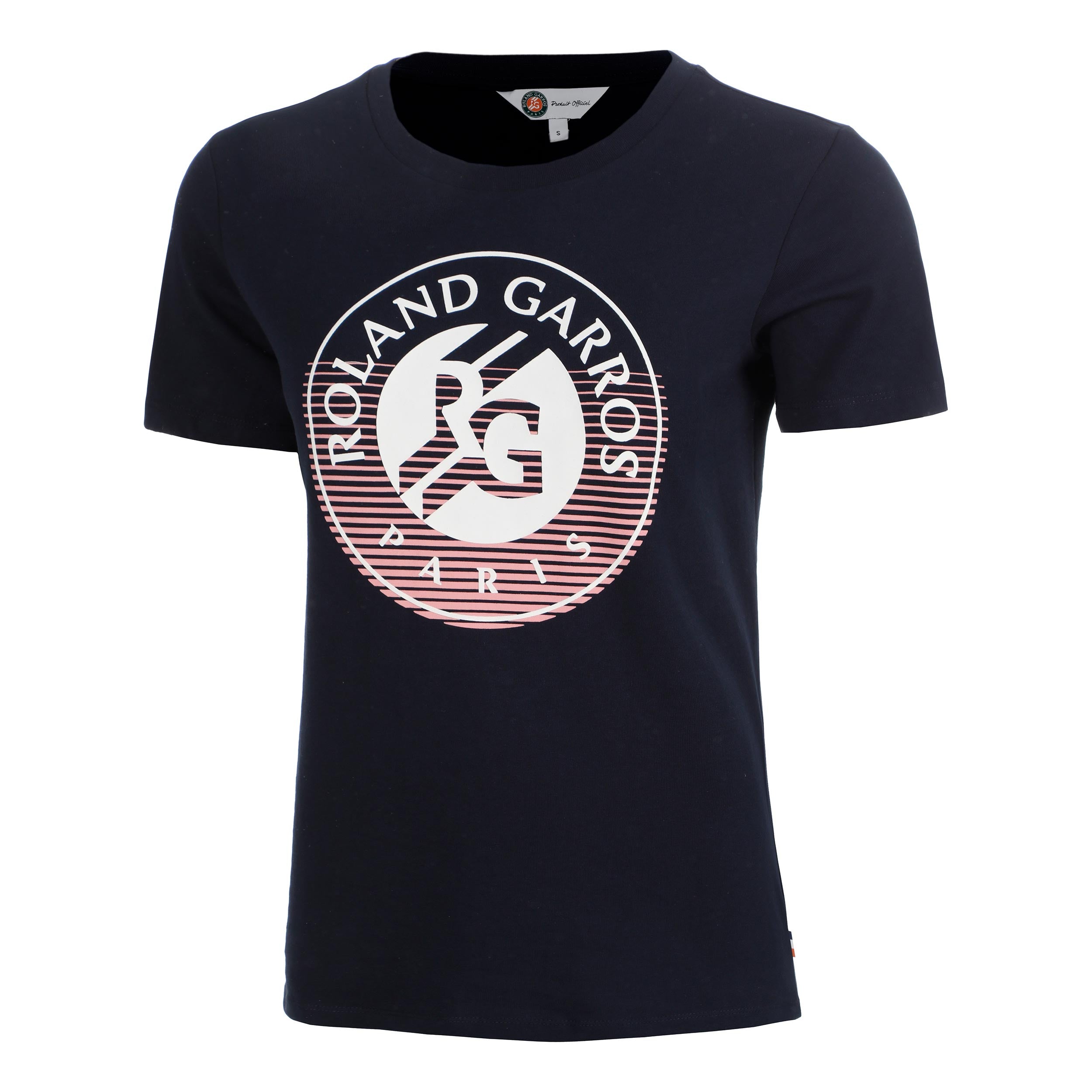 Roland Garros Big Logo T-shirt Femmes - bleu foncé