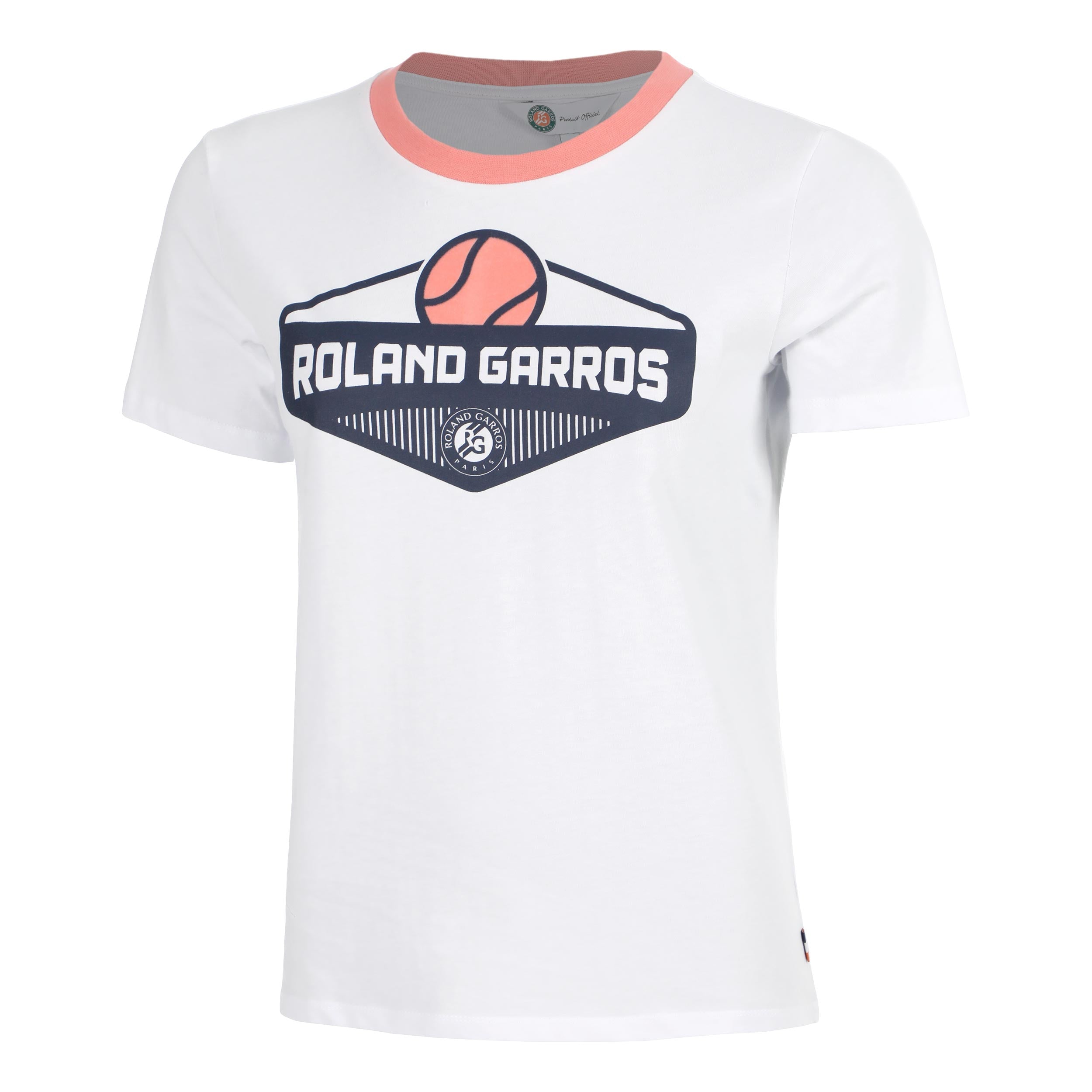 Roland Garros Graphic T-shirt Femmes - blanc