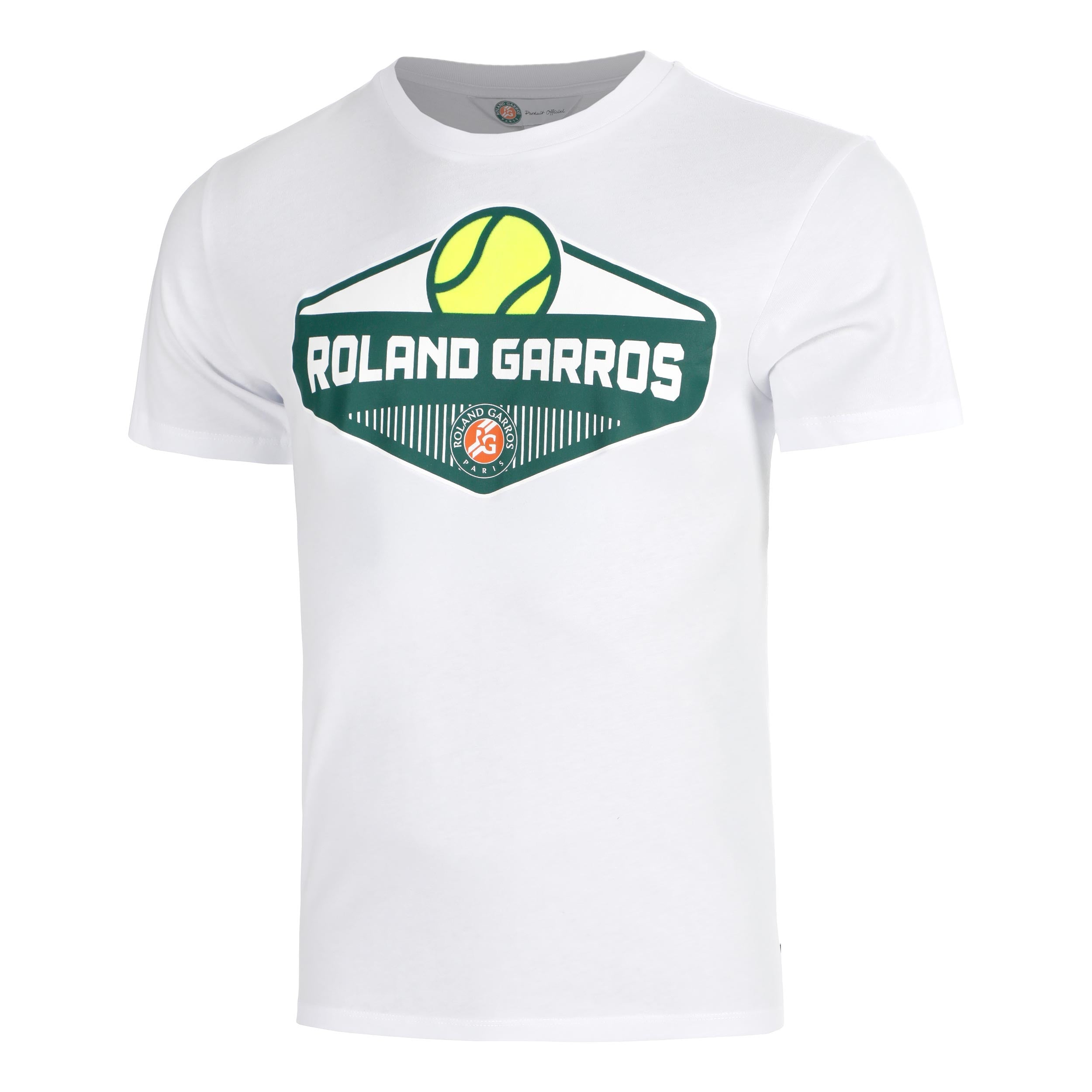Roland Garros Graphic T-shirt Hommes - blanc