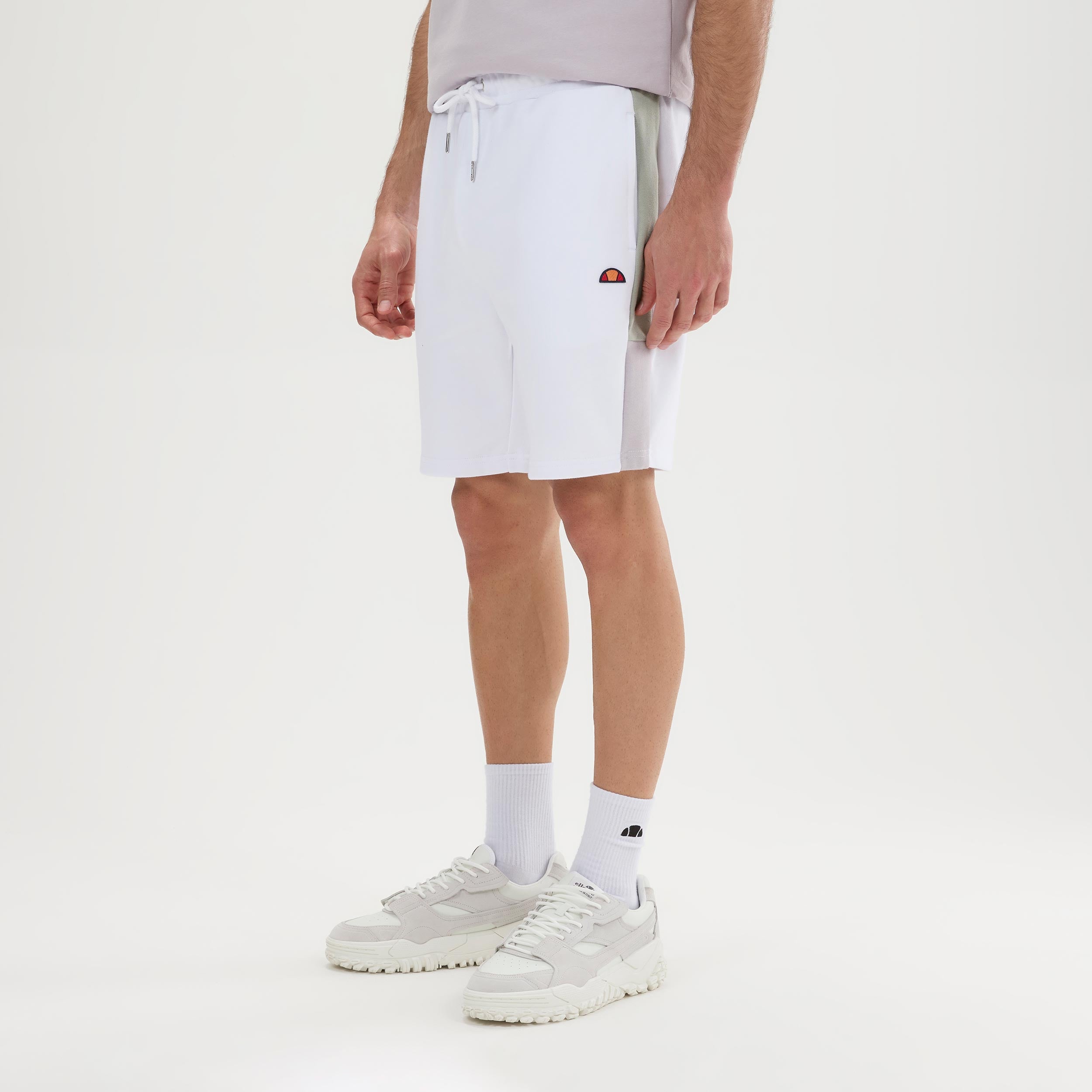 Ellesse Turi Shorts Hommes - blanc, gris