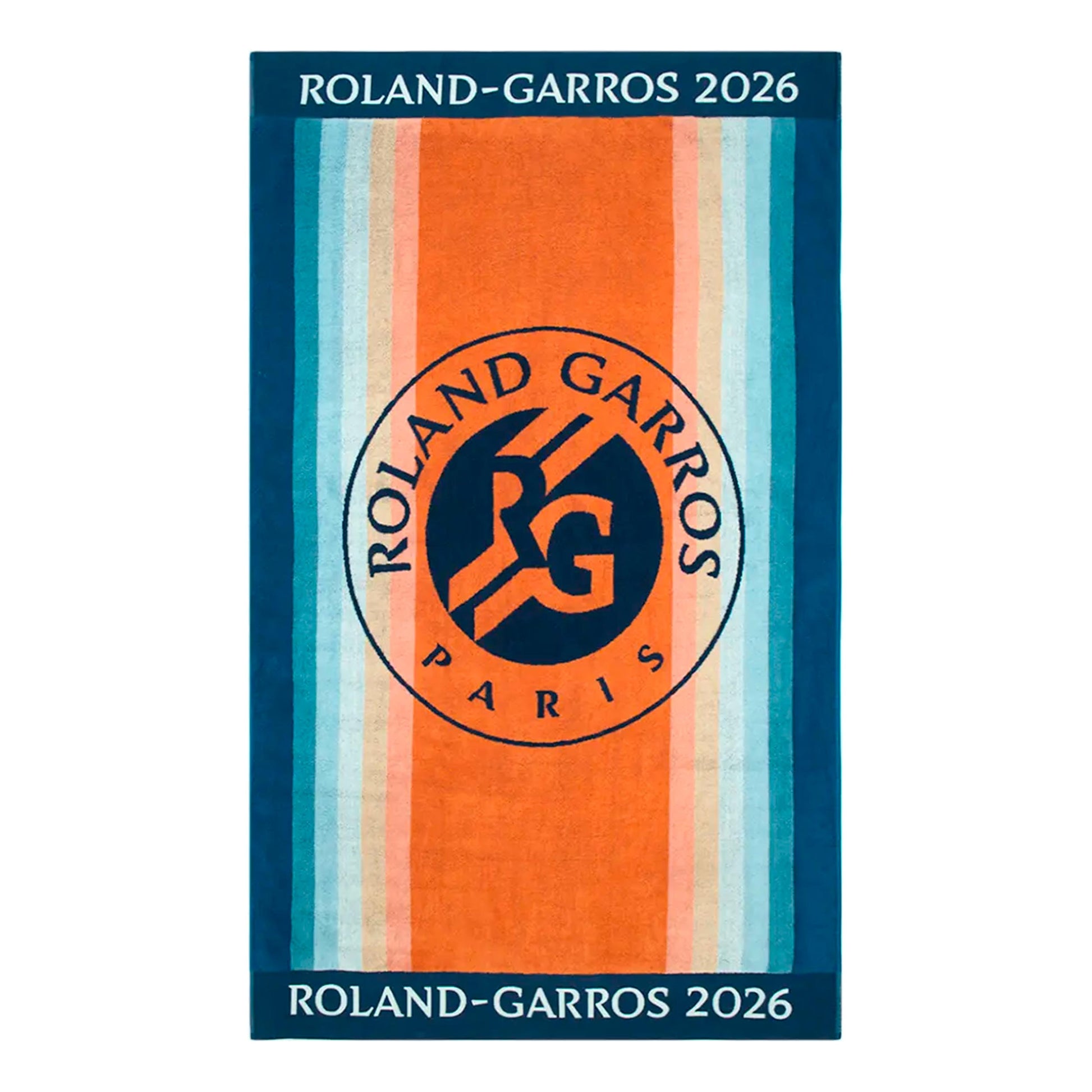 Roland Garros Official Beach Towel 100X170 Handtuch - dunkelblau