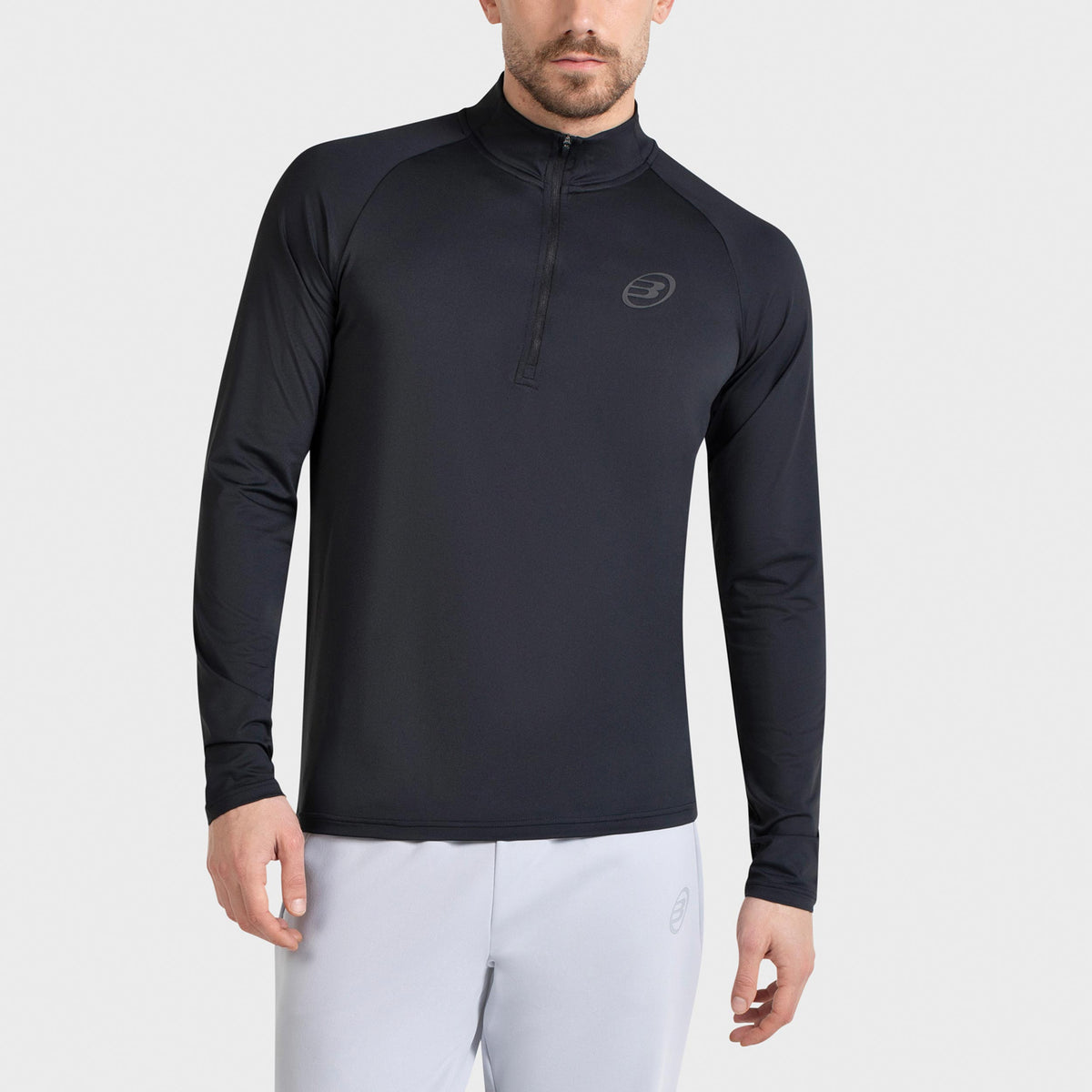Bullpadel Bisol Manica lunga Uomini - nero