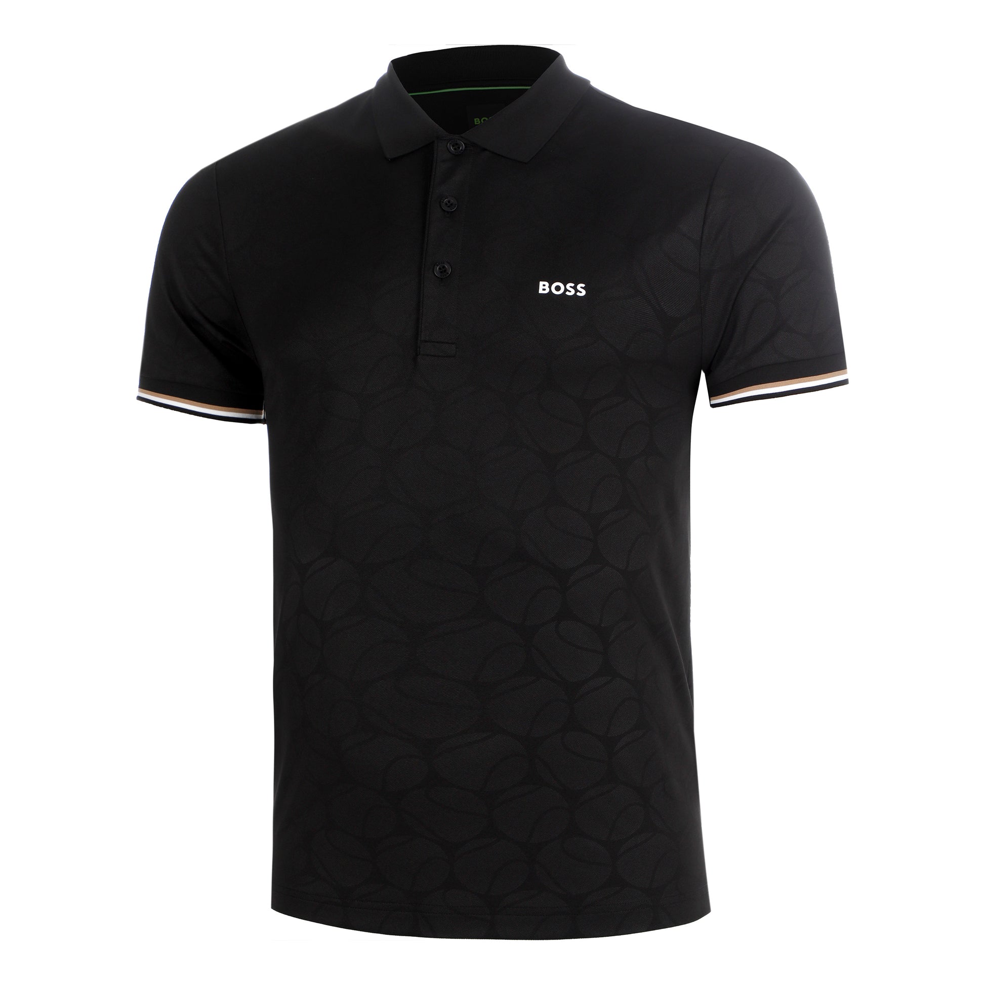 BOSS Game 1 Polo Uomini - nero