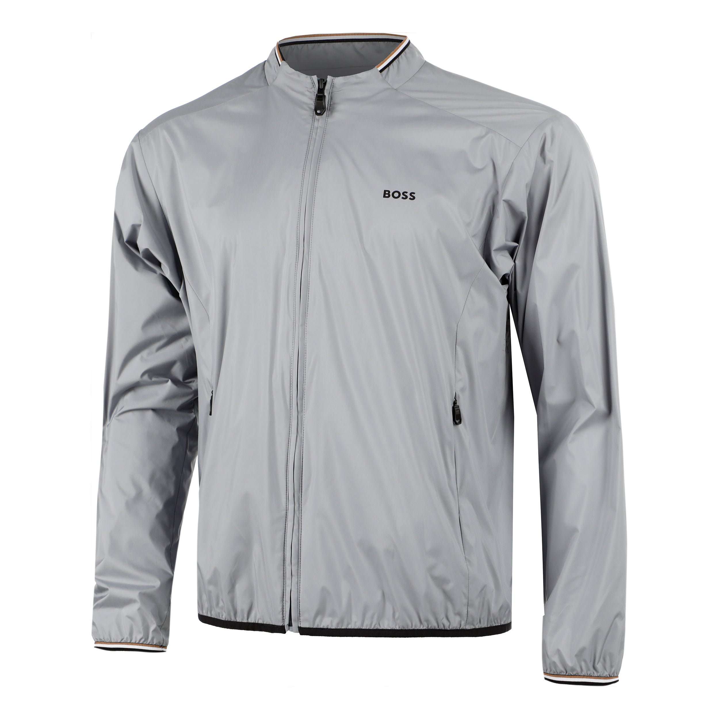 BOSS Game Giacca da allenamento Uomini - grigio scuro