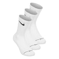 Crew Tennissocken 3er Pack Unisex - weiß