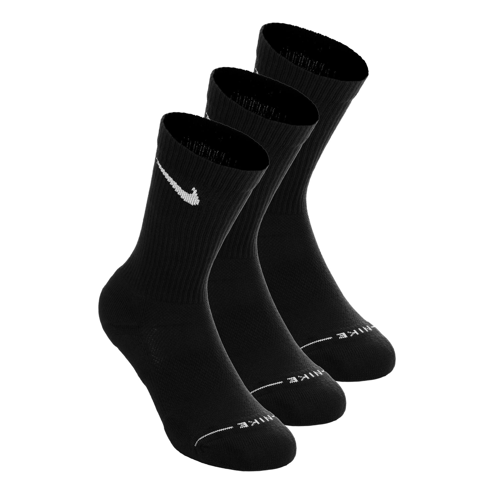 Nike Crew Tennissocken 3er Pack Unisex - schwarz