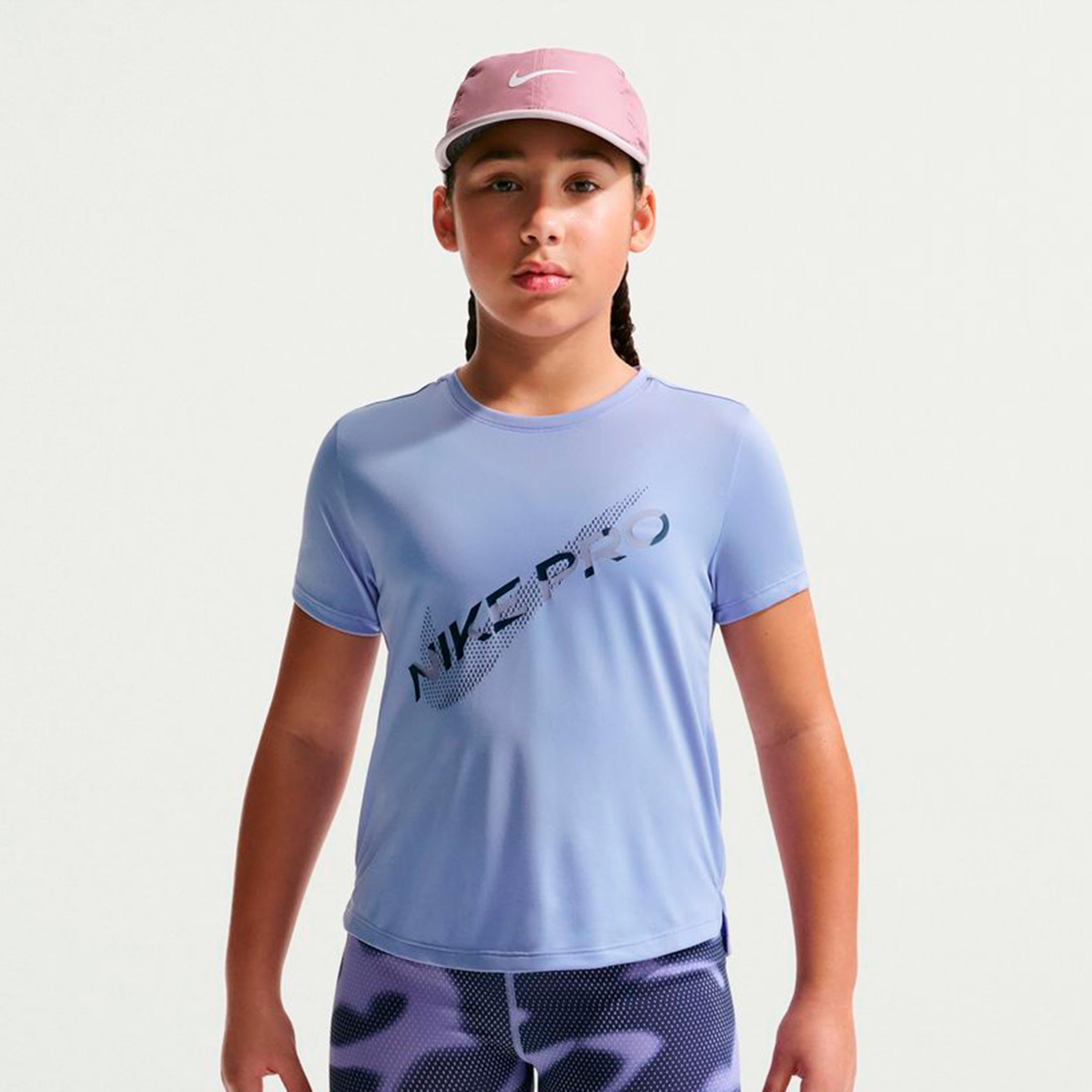 Nike Pro Dri-Fit Maglietta Ragazze - lilla