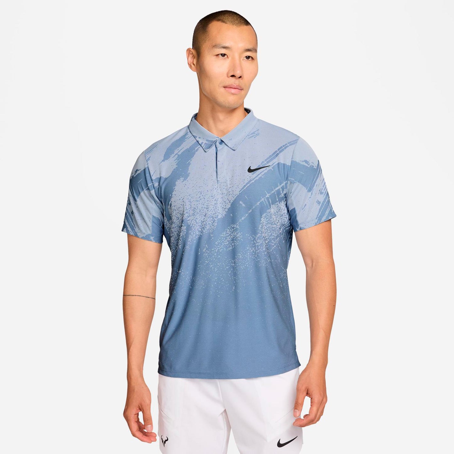 Nike Jannik Sinner Court Dri-Fit Advantage Slam Polo Hommes - bleu petrol, bleu clair