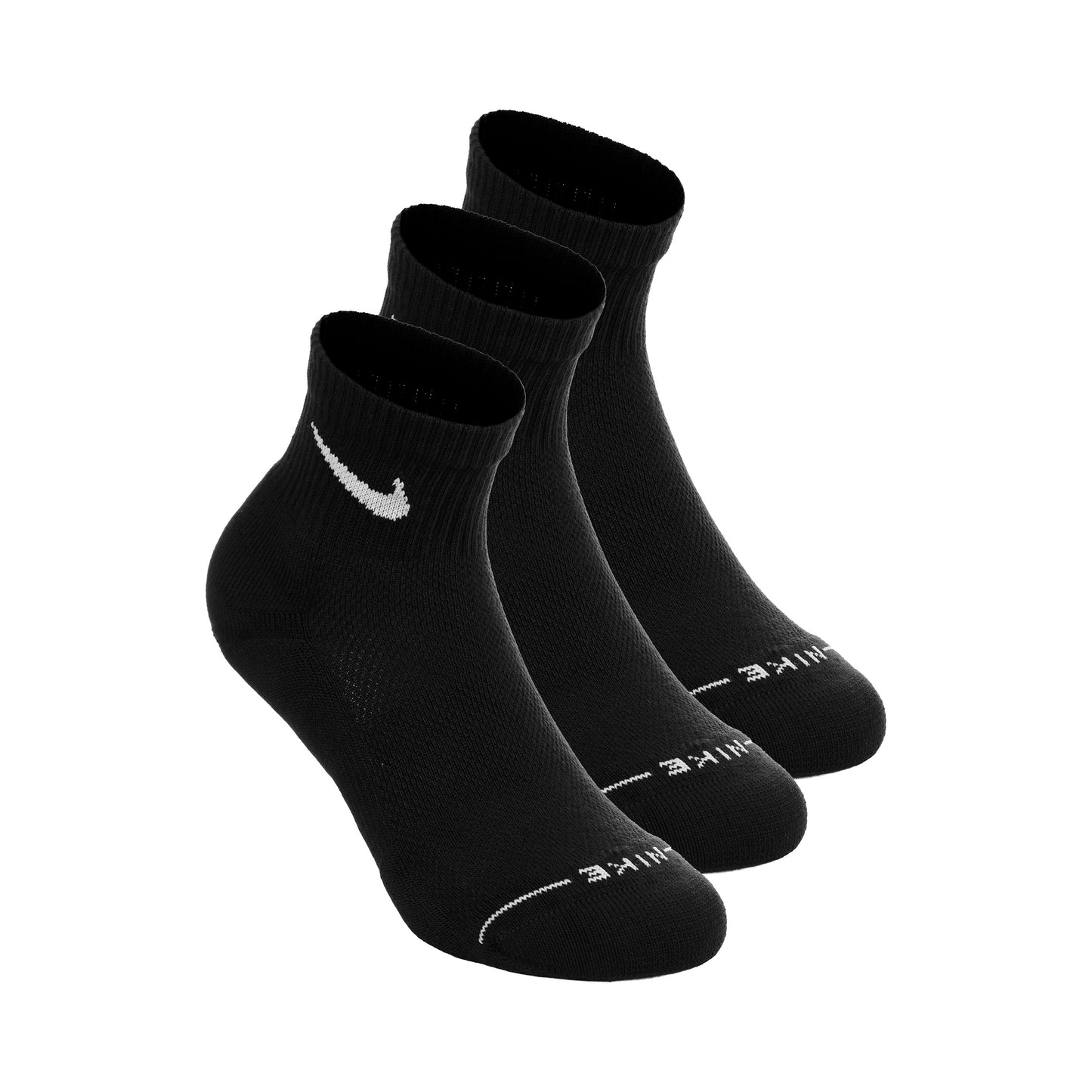 Nike Ankle Chaussettes de tennis Pack de 3 Unisex - noir