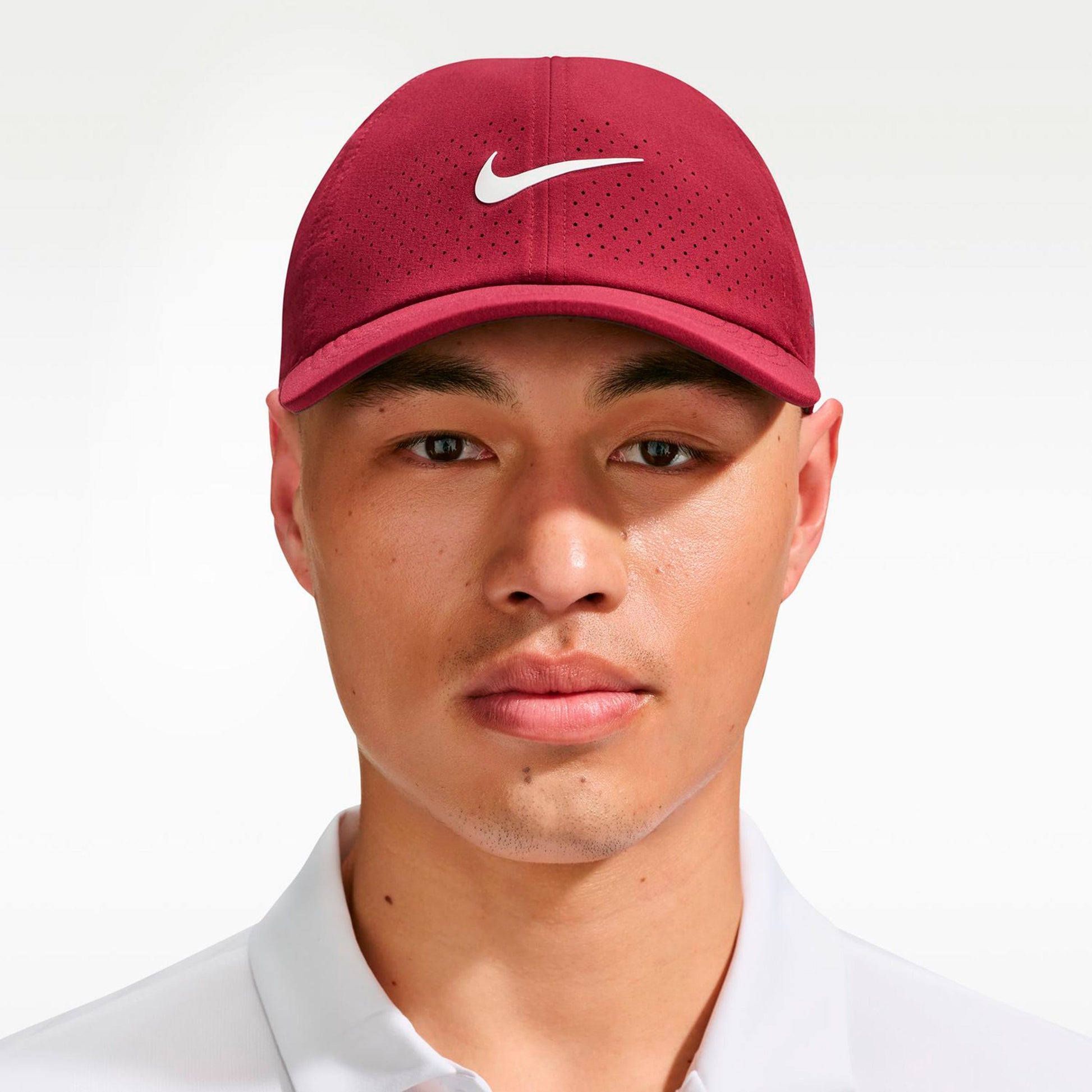 Nike Dri-Fit Advantage Club Cap Unisex - weinrot, creme