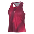 Freeze Out Racerback Printed  Canottiera Donna - rosso scuro, rosa