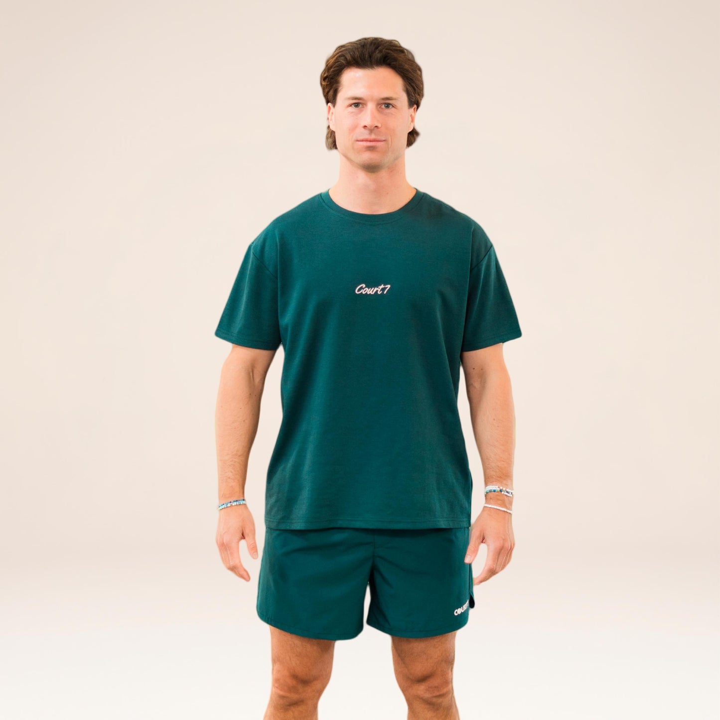 COURT7 AD-IN Basic 2.0 T-shirt Unisex - vert foncé