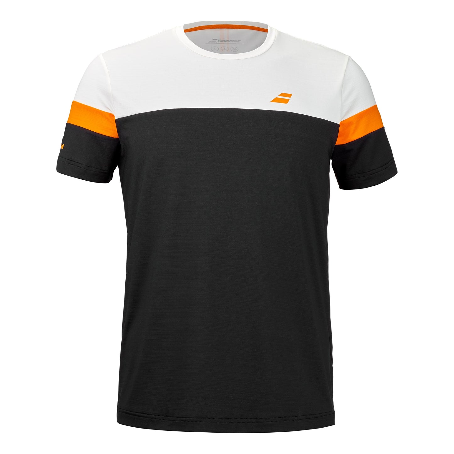 Babolat Performance Crew Neck Maglietta Uomini - nero, bianco