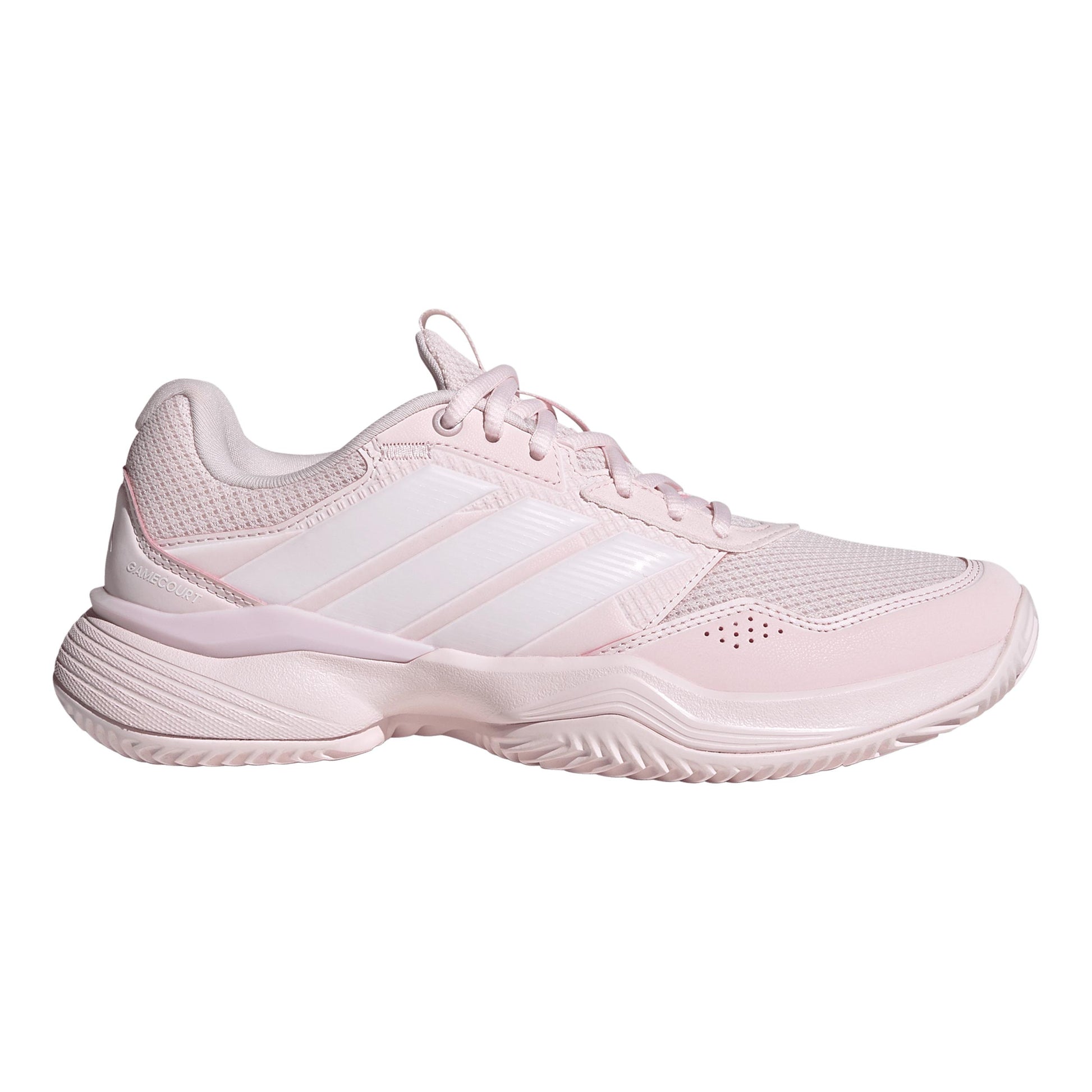 adidas GameCourt 3 Scarpa per terra rossa Donna - rosa pastello, bianco